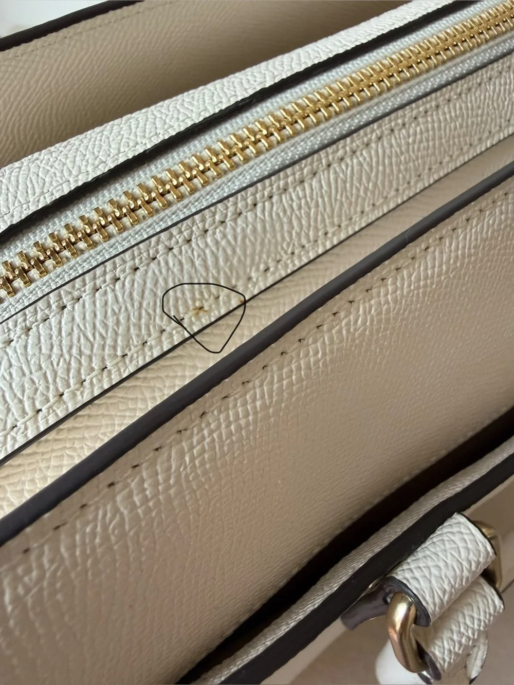 NWT Coach Darcie Carryall Handbag Crossbody Chalk White CH290 Multi Compartment